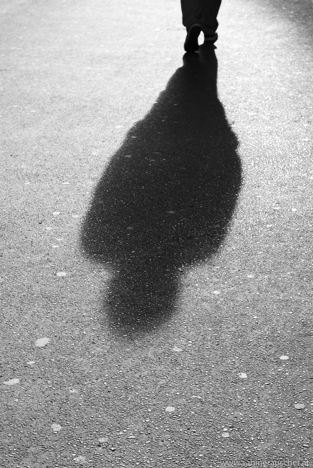 Shadows on the Street, Vienna | Schattenwurf eines Passanten auf Wien´s Straßen