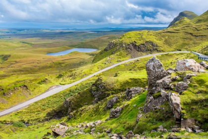 the Quiraing on Isle of Skye | berühmter Bereich auf der Isle of Skye - The Quiraing