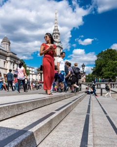 Trafalgar Square in London