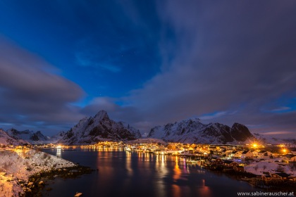 Skyline of Reine in the evening | abendliche Skyline von Reine