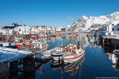 the harbour of Henningsvaer | im Hafen von Henningsvaer