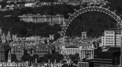 The View from The Shard in London | Buckingham Palace und London Eye gesehen von The Shard