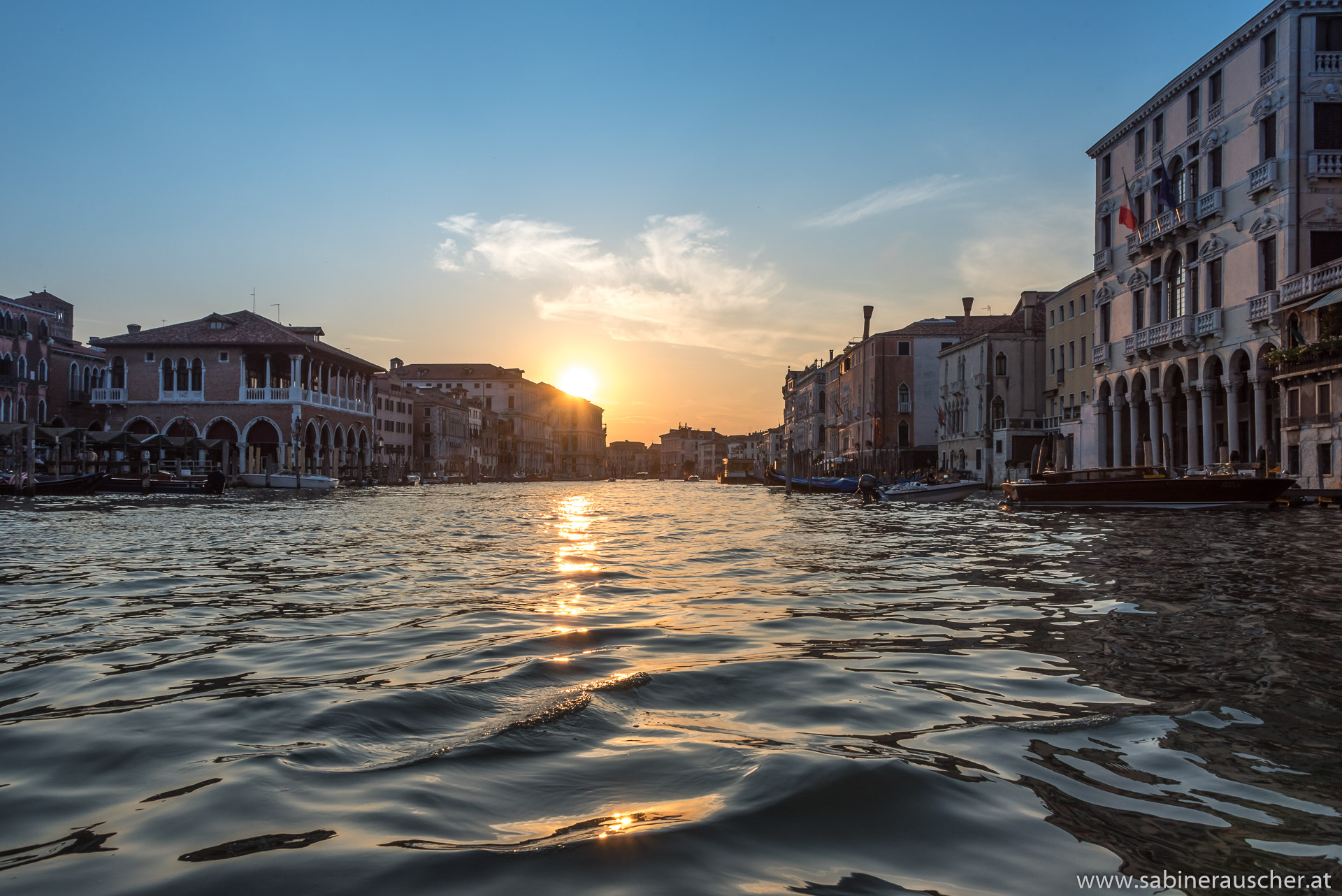 Venice - sunset at Canal Grande | Venedig - letzte Sonnenstrahlen auf den Canal Grande